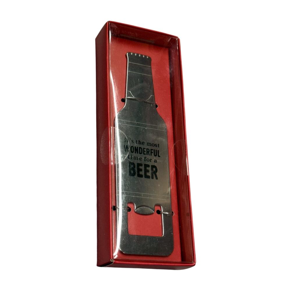 Its The Most Wonderful Time For A Beer Wood Wall Mount Bottle Opener - Picture 7 of 8